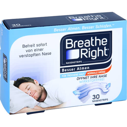 BESSER Atmen Breathe Right Nasenpfl.normal transp.