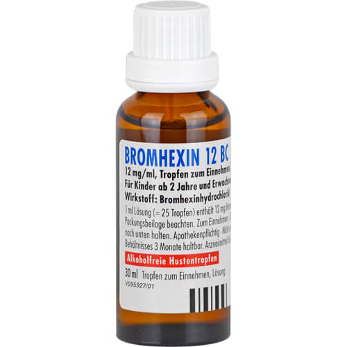 BROMHEXIN 12 BC Tropfen zum Einnehmen