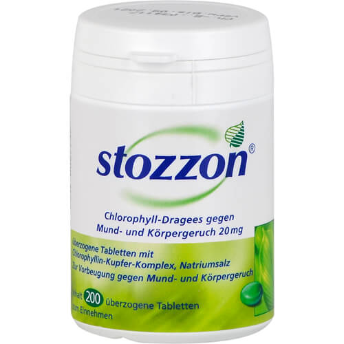 STOZZON Chlorophyll überzogene Tabletten